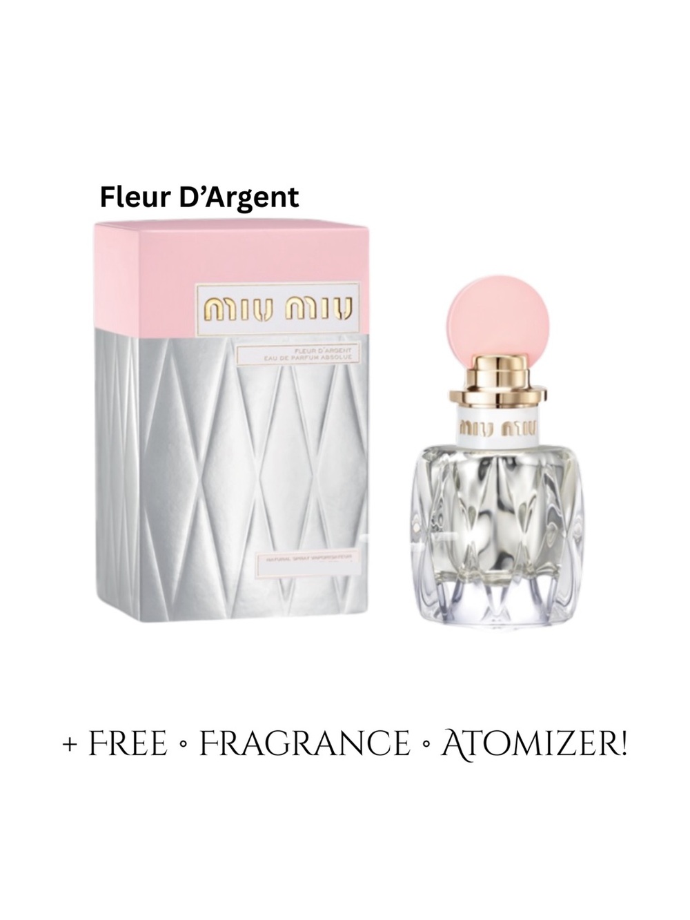 MIU MIU Fleur D’Argent Eau de Pafum - .25 fl oz NIB